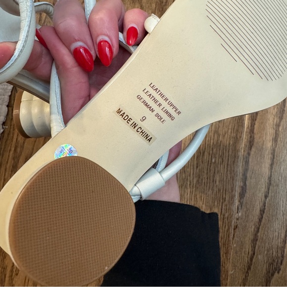 INTENTIONALLY BLANK Kamill Heeled Leather Sandals - Picture 8 of 10